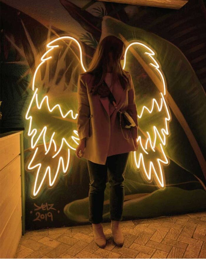 Angel Wings Pair Neon Sign Neon Lights - Image 3