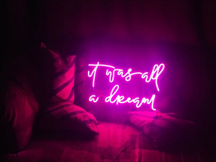 Neon Sign It was all a dream - Image 5