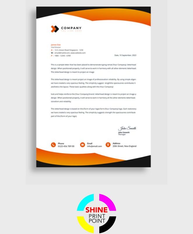 Letterhead Business Letterpad Prescription Pad