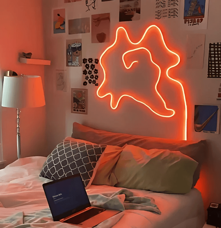 Glowing Neon Strip Lights All Colors