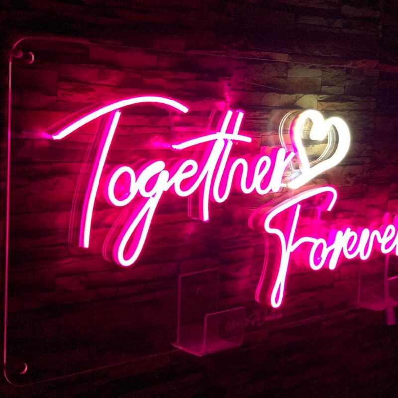 Neon Sign Together Forever Couple Neon Light
