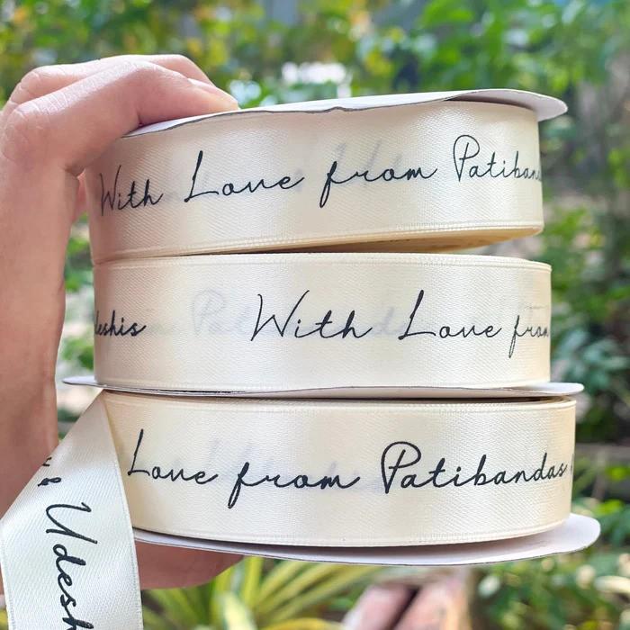 Off White Ribbon Printing