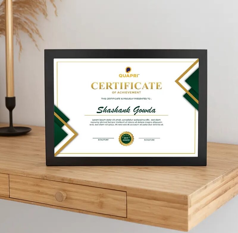 certificate Frame Printing in Lahore