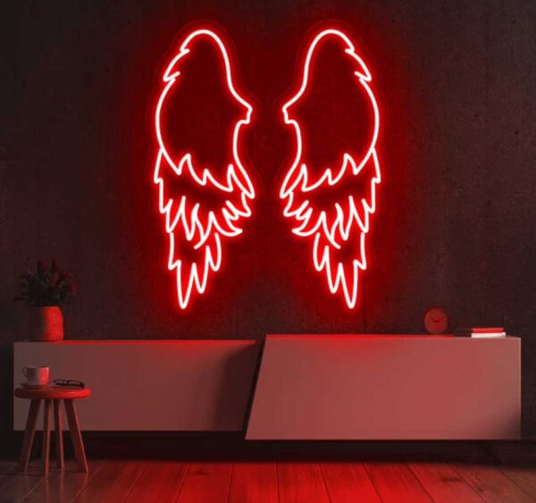 Angel Wings Pair Neon Sign Neon Lights