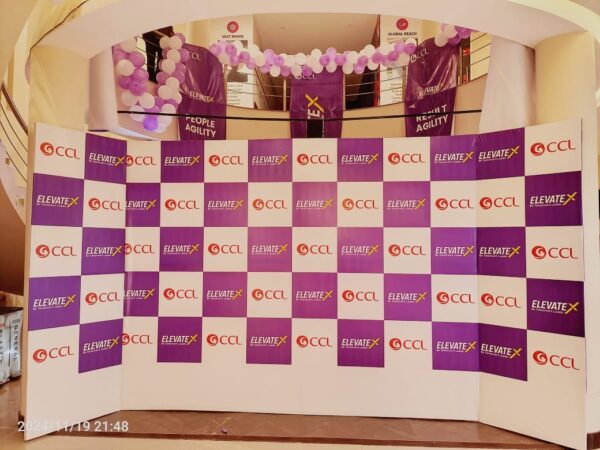 Backdrop Media Wall Printing