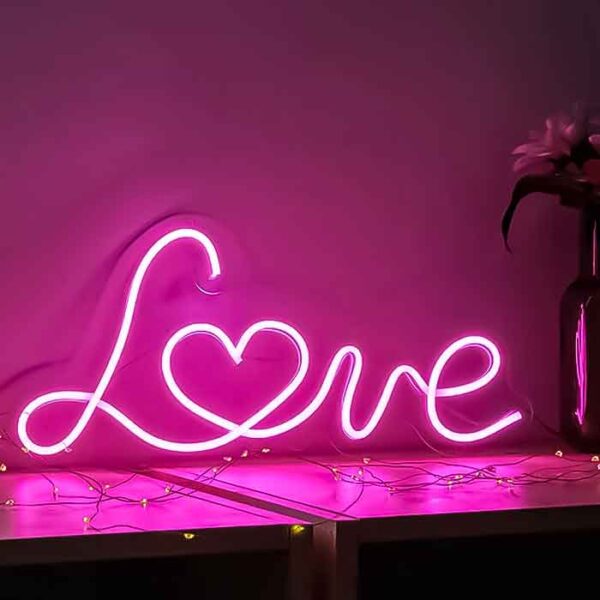 Love Neon Sign Spread Love with Neon Lights