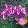 Neon Sign Good Vibes Only Neon Lights