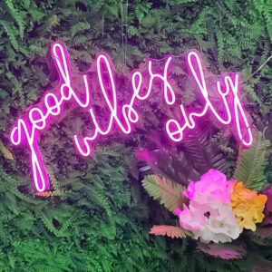 Neon Sign Good Vibes Only Neon Lights