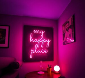 Neon Sign My Happy Place