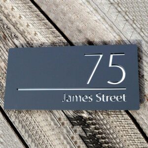 Personalised-Modern-house-name-plate-sign.jpg Acrylic Name Plate