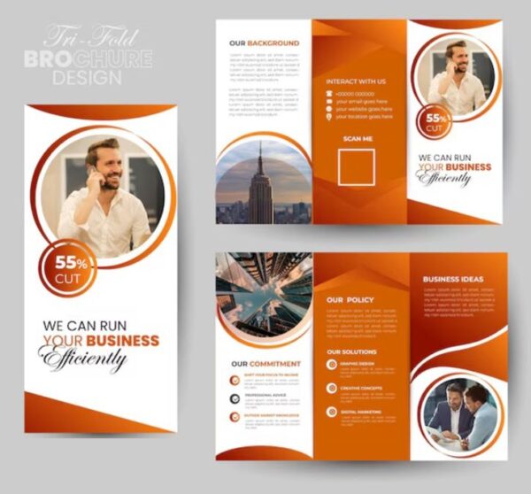 Trifold Brochures Pamphlet Printing