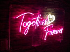 Neon Sign Together Forever Couple Neon Light