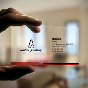 Transparent Business Card